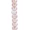 Pink Faceted Large Hole Glass Rondelle Beads by Bead Landing™